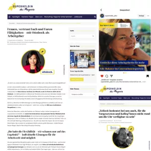 Employer Branding von Superheldin